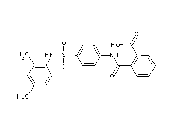 2-{[(4-{[(2,4-dimethylphenyl)amino]sulfonyl}phenyl)amino]carbonyl}benzoic acid