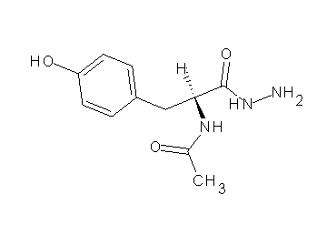 N-[2-hydrazino-1-(4-hydroxybenzyl)-2-oxoethyl]acetamide (non-preferred name)