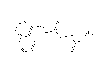 methyl 2-[3-(1-naphthyl)acryloyl]hydrazinecarboxylate