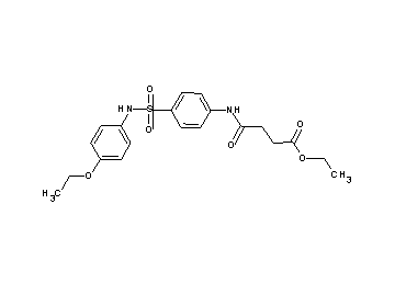 ethyl 4-[(4-{[(4-ethoxyphenyl)amino]sulfonyl}phenyl)amino]-4-oxobutanoate