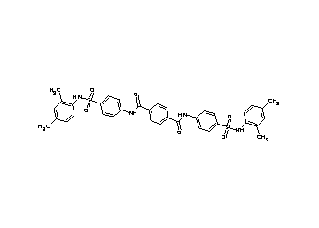 N,N'-bis(4-{[(2,4-dimethylphenyl)amino]sulfonyl}phenyl)terephthalamide