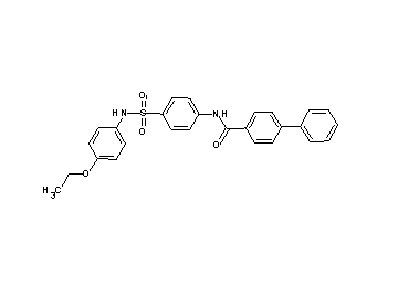 N-(4-{[(4-ethoxyphenyl)amino]sulfonyl}phenyl)-4-biphenylcarboxamide
