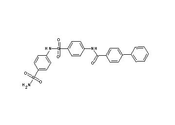 N-[4-({[4-(aminosulfonyl)phenyl]amino}sulfonyl)phenyl]-4-biphenylcarboxamide