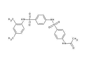 N-(4-{[(4-{[(2,4-dimethylphenyl)amino]sulfonyl}phenyl)amino]sulfonyl}phenyl)acetamide