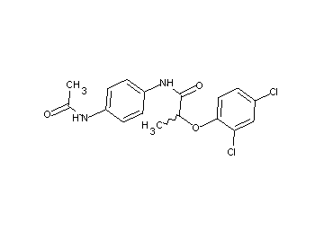 N-[4-(acetylamino)phenyl]-2-(2,4-dichlorophenoxy)propanamide