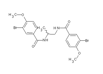 N,N'-1,2-propanediylbis(3-bromo-4-methoxybenzamide)