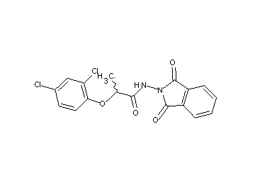 2-(2,4-dichlorophenoxy)-N-(1,3-dioxo-1,3-dihydro-2H-isoindol-2-yl)propanamide