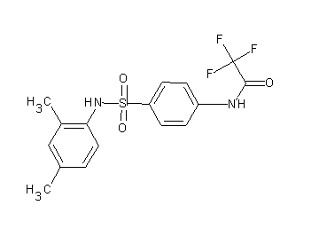 N-(4-{[(2,4-dimethylphenyl)amino]sulfonyl}phenyl)-2,2,2-trifluoroacetamide - Click Image to Close