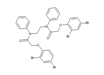 N,N'-1,2-ethanediylbis[2-(2,4-dibromophenoxy)-N-phenylacetamide]