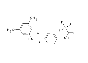 N-(4-{[(3,5-dimethylphenyl)amino]sulfonyl}phenyl)-2,2,2-trifluoroacetamide