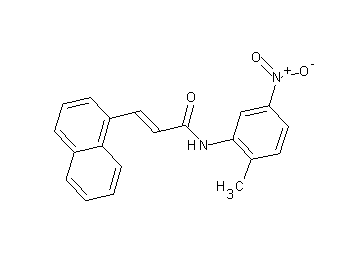 N-(2-methyl-5-nitrophenyl)-3-(1-naphthyl)acrylamide