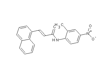 N-(2-methyl-4-nitrophenyl)-3-(1-naphthyl)acrylamide