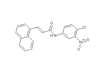 N-(4-chloro-3-nitrophenyl)-3-(1-naphthyl)acrylamide