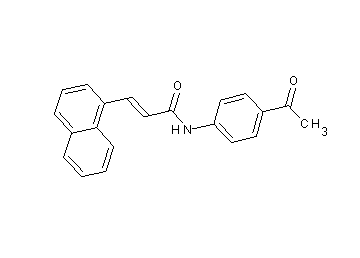 N-(4-acetylphenyl)-3-(1-naphthyl)acrylamide
