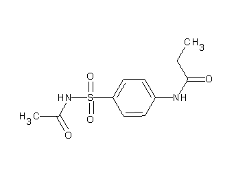 N-{4-[(acetylamino)sulfonyl]phenyl}propanamide