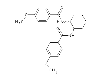 N,N'-1,2-cyclohexanediylbis(4-methoxybenzamide)