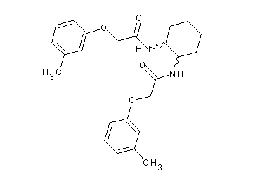 N,N'-1,2-cyclohexanediylbis[2-(3-methylphenoxy)acetamide]