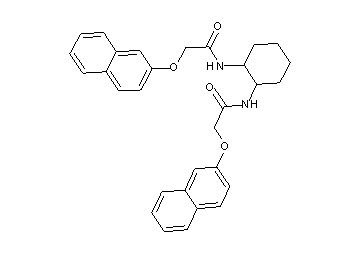N,N'-1,2-cyclohexanediylbis[2-(2-naphthyloxy)acetamide]