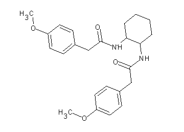 N,N'-1,2-cyclohexanediylbis[2-(4-methoxyphenyl)acetamide]