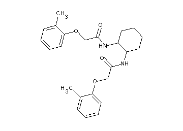 N,N'-1,2-cyclohexanediylbis[2-(2-methylphenoxy)acetamide]