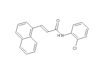 N-(2-chlorophenyl)-3-(1-naphthyl)acrylamide