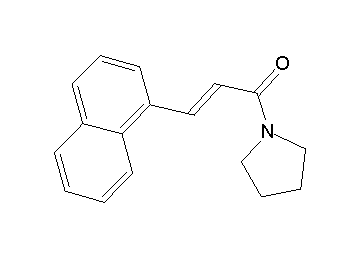 1-[3-(1-naphthyl)acryloyl]pyrrolidine