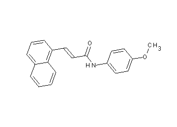 N-(4-methoxyphenyl)-3-(1-naphthyl)acrylamide