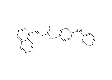 N-(4-anilinophenyl)-3-(1-naphthyl)acrylamide