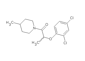 1-[2-(2,4-dichlorophenoxy)propanoyl]-4-methylpiperidine - Click Image to Close