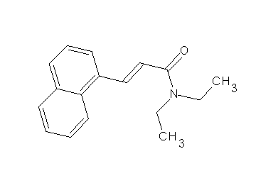 N,N-diethyl-3-(1-naphthyl)acrylamide