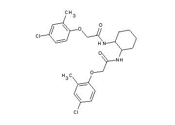N,N'-1,2-cyclohexanediylbis[2-(4-chloro-2-methylphenoxy)acetamide]