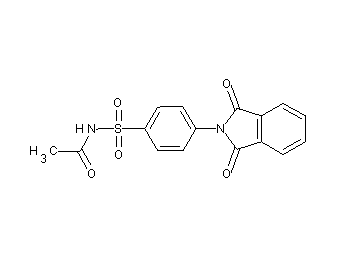 N-{[4-(1,3-dioxo-1,3-dihydro-2H-isoindol-2-yl)phenyl]sulfonyl}acetamide