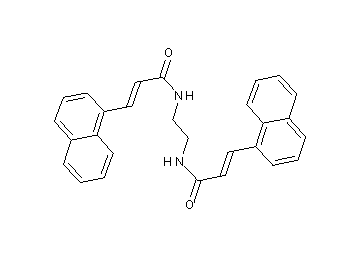 N,N'-1,2-ethanediylbis[3-(1-naphthyl)acrylamide]