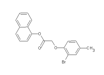 1-naphthyl (2-bromo-4-methylphenoxy)acetate