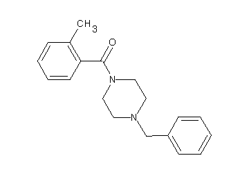 1-benzyl-4-(2-methylbenzoyl)piperazine