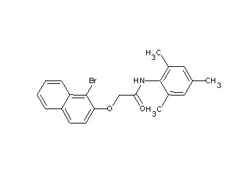 2-[(1-bromo-2-naphthyl)oxy]-N-mesitylacetamide