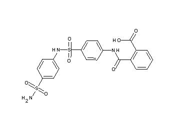 2-({[4-({[4-(aminosulfonyl)phenyl]amino}sulfonyl)phenyl]amino}carbonyl)benzoic acid