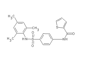 N-{4-[(mesitylamino)sulfonyl]phenyl}-2-thiophenecarboxamide