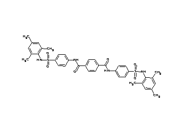 N,N'-bis{4-[(mesitylamino)sulfonyl]phenyl}terephthalamide