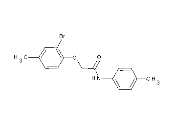 2-(2-bromo-4-methylphenoxy)-N-(4-methylphenyl)acetamide