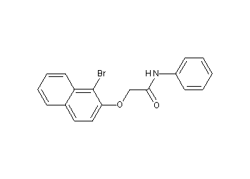 2-[(1-bromo-2-naphthyl)oxy]-N-phenylacetamide