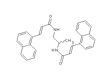 N,N'-1,2-propanediylbis[3-(1-naphthyl)acrylamide]