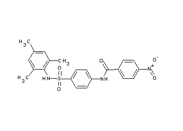 N-{4-[(mesitylamino)sulfonyl]phenyl}-4-nitrobenzamide
