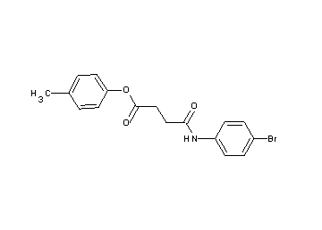 4-methylphenyl 4-[(4-bromophenyl)amino]-4-oxobutanoate