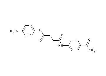4-methylphenyl 4-[(4-acetylphenyl)amino]-4-oxobutanoate