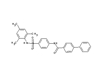 N-{4-[(mesitylamino)sulfonyl]phenyl}-4-biphenylcarboxamide