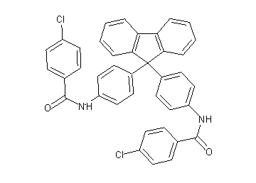 N,N'-[9H-fluorene-9,9-diylbis(4,1-phenylene)]bis(4-chlorobenzamide)