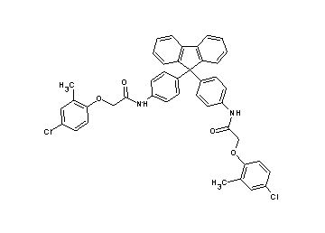 N,N'-[9H-fluorene-9,9-diylbis(4,1-phenylene)]bis[2-(4-chloro-2-methylphenoxy)acetamide]