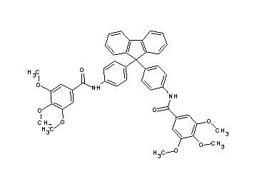 N,N'-[9H-fluorene-9,9-diylbis(4,1-phenylene)]bis(3,4,5-trimethoxybenzamide)