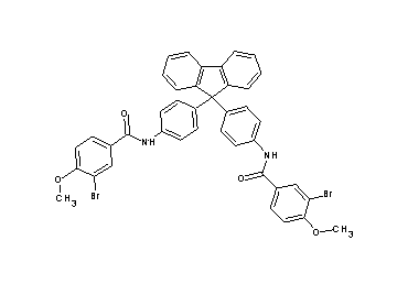 N,N'-[9H-fluorene-9,9-diylbis(4,1-phenylene)]bis(3-bromo-4-methoxybenzamide)